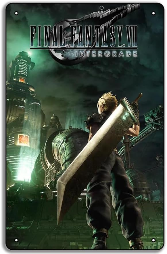 Final Fantasy VII Game Poster  - Home Improvement Game recension och pris
