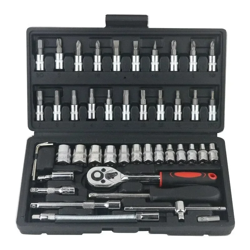 46pcs Socket Set Car Repair To - Home Improvement Tim Allen recension och pris