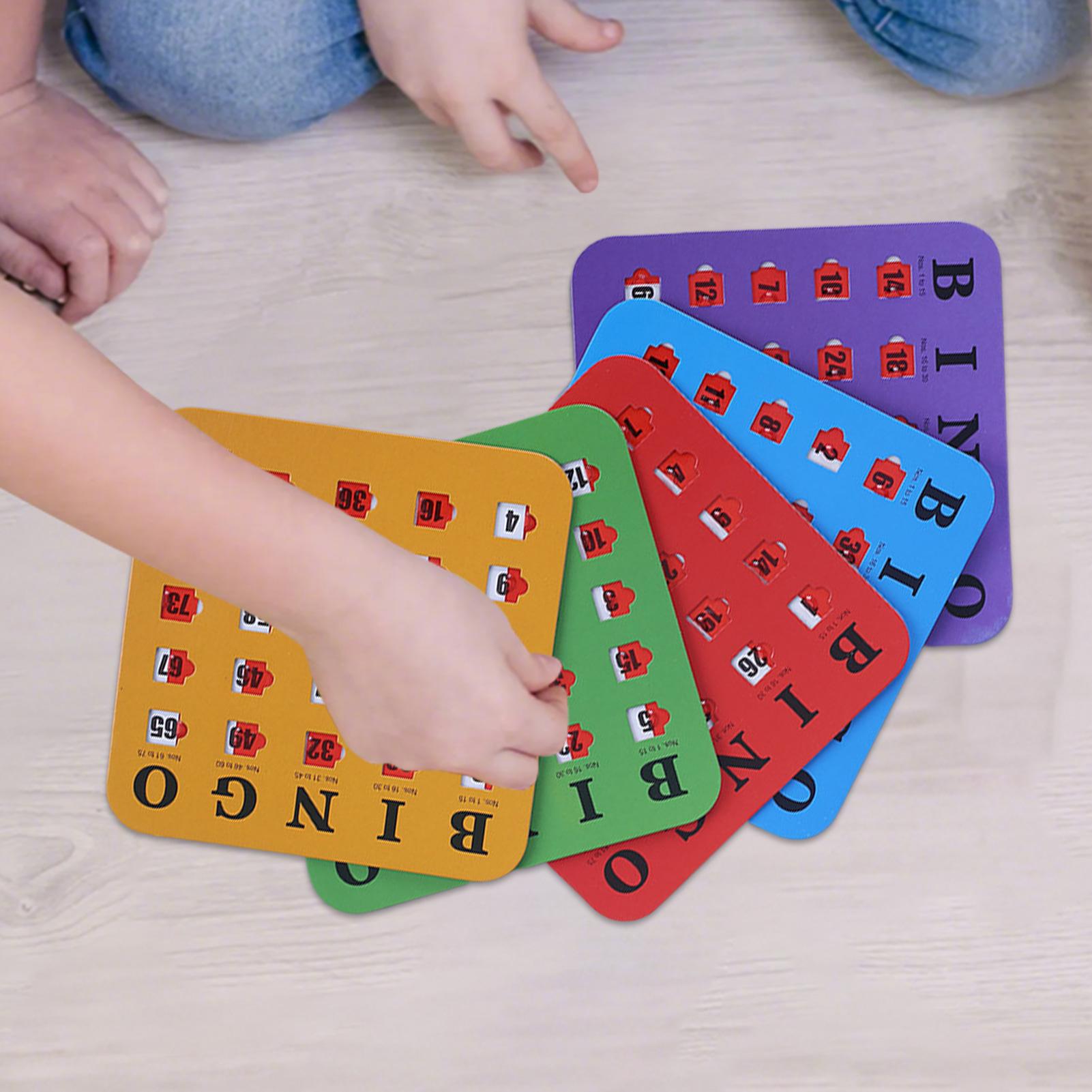 5pcs Sliding Bingo Game Cards  - Home Improvement Game recension och pris
