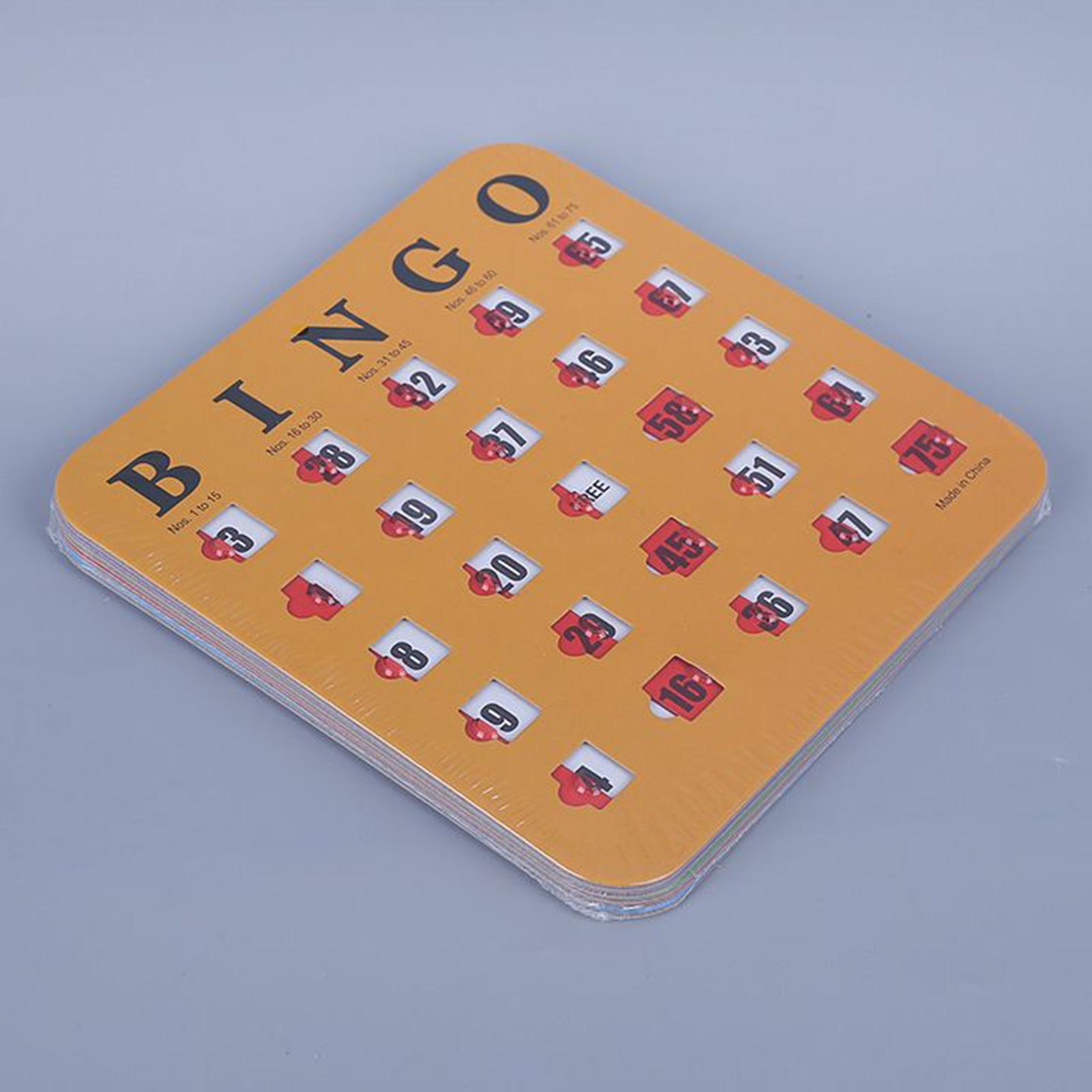 5pcs Sliding Bingo Game Cards  - Home Improvement Game recension och pris