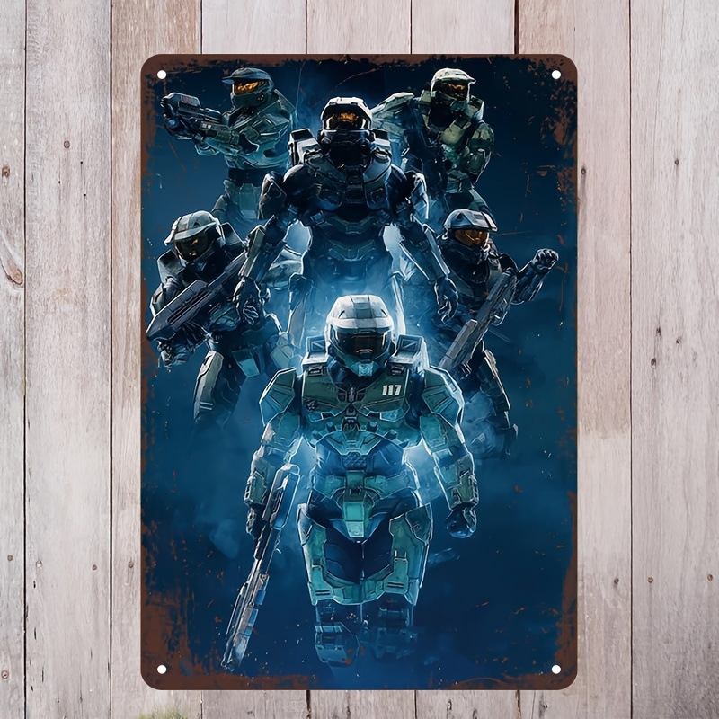 Halo-Inspired Metal Wall Art S - Home Improvement Game recension och pris