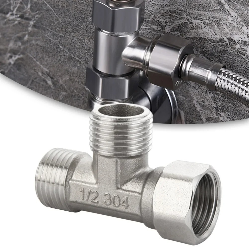 G1/2 Stainless Steel T Adapter - Toilet Flush Valve recension och pris