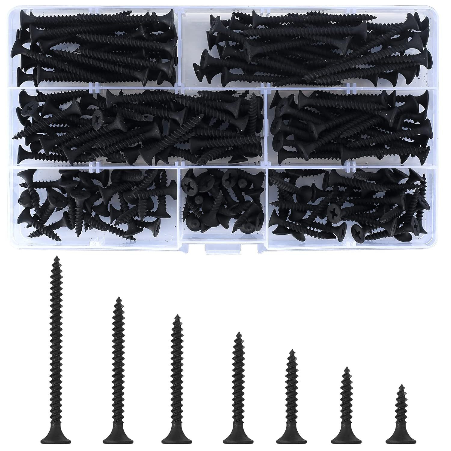 220-Piece Black Wood Screws Se - Home Improvement Handyman recension och pris