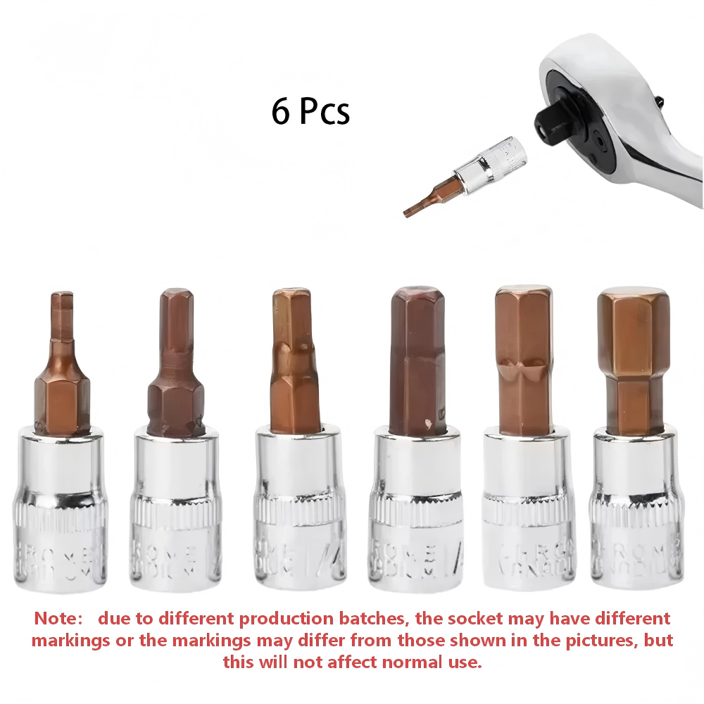 6Pcs Hex Screwdriver Bit Socke - Home Improvement Tim Allen recension och pris