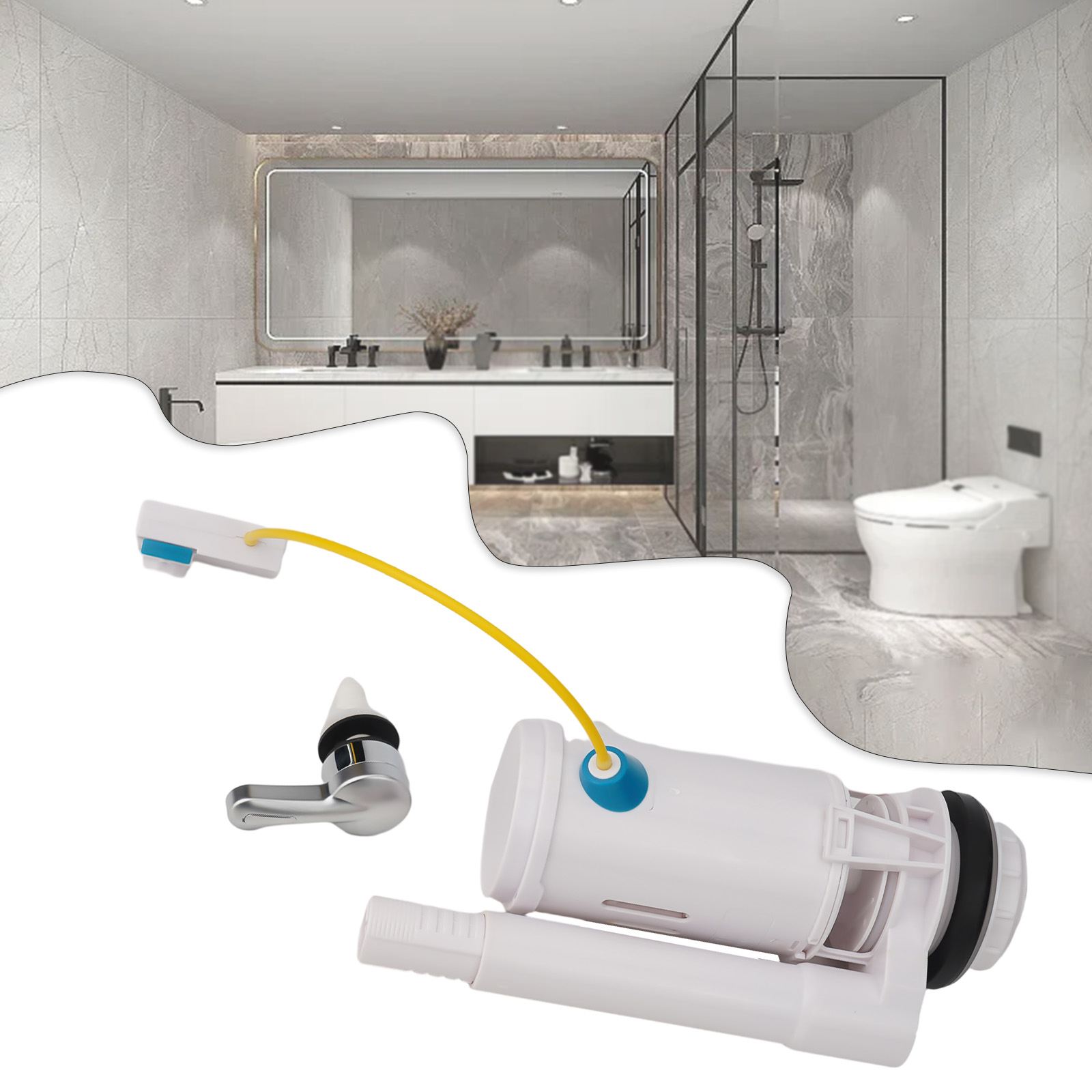 Control Dual Flush Valve Plast - Toilet Flush Valve recension och pris