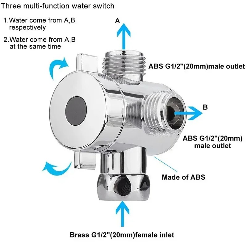 Diverter Valve G1/2 Splitter 2 - Toilet Flush Valve recension och pris